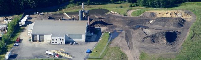 Soil treatment facility from above