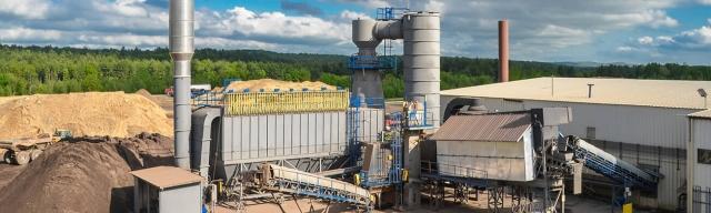 Thermal treatment facility from above