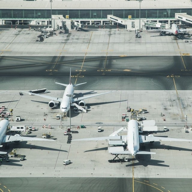 airplanes at airport