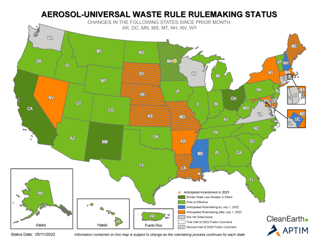 Aerosol Aptim Map May